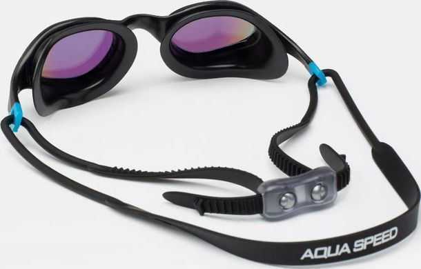 Окуляри для плавання Aqua Speed VORTEX MIRROR 8884 чорний One Size 229-07