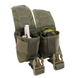 Тактичний підсумок під 2 гранати KIBORG GU Double Mag Pouch Khaki 4072 фото 16