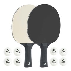 Набор ракеток для настольного тенниса Joola TT-SET BLACK+WHITE 2 ракетки + 8 мячей (jset5) jset5