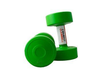 Гантели пластиковые пара LiveUp CEMENT DUMBELL LS2003-2