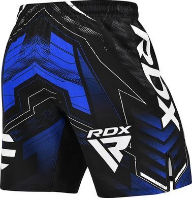 Шорти RDX MMA SHORTS IMMAF-1 чорний, синій XL MSS-IMF-1U