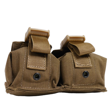 Тактичний підсумок під 2 гранати KIBORG GU Double Mag Pouch Coyote 4073