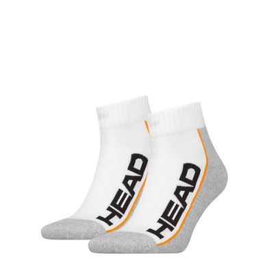 Шкарпетки Head PERFORMANCE QUARTER 2PPK UNISEX білий, сірий Уні 35-38 00000005117
