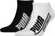 Шкарпетки Puma MEN LOGO SNEAKER 2P чорний, білий Чол 39-42 00000009475 фото 1