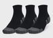 Шкарпетки Under Armour Performance Cotton 3p Qtr чорний Уні MD 1379528-001 фото 2