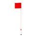 Набор из 4 угловых флагов с пластиковой подставкой Meta Set of 4 Corner Flags Flexi Racer красный 1943210100 фото 1