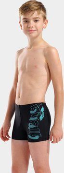 Плавки-шорти для хлопчиків Arena TALES SWIM SHORT чорний, бірюзовий 164 см 009087-508