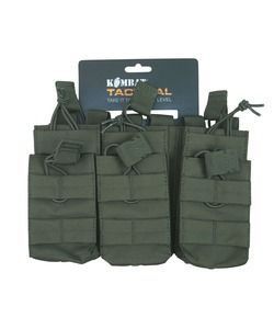 Підсумок під магазини АК KOMBAT UK Triple DUO Mag Pouch (kb-tdmp-olgr) kb-tdmp-olgr