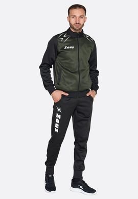 Костюм спортивний Zeus TUTA EASY темно-зелений, чорний Чол XXXXL Z01588