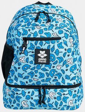 Рюкзак Arena TEAM BACKPACK FRIENDS чорний, блакитний, білий Діт 36 x 28 x 20 004339-100