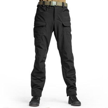 Штани тактичні демісезонні для ВСУ Brotherhood UTP 2.0 SOFTSHELL чорні 48-50/182-188 BH-SS-Black-48-182