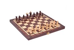 Шахи MADON Набір: шахи, шашки коричневий, бежевий Уні 35х35см арт MD165A 00000021799