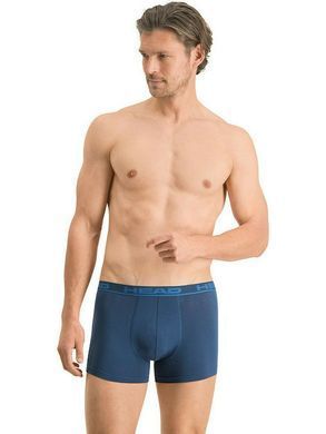 Трусы-боксеры Head BASIC BOXER 2P синий, голубой Чол S 701202741-003