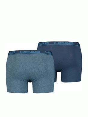 Трусы-боксеры Head BASIC BOXER 2P синий, голубой Чол S 701202741-003