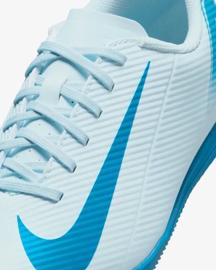 Футзалки Nike JR VAPOR 16 CLUB IC білий, блакитний Діт 38 (US 5.5Y) FQ8289-400