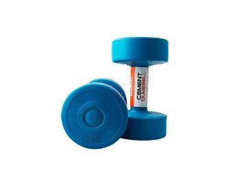 Гантели пластиковые пара LiveUp CEMENT DUMBELL (LS2003-3) LS2003-3
