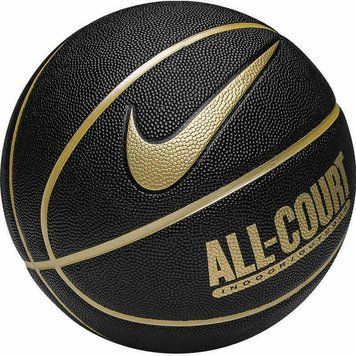 Мяч баскетбольный Nike EVERYDAY ALL COURT 8P DEFLATED BK/METALLIC GOLD/BLACK/METALLIC GOLD size 7 N.100.4369.070.07