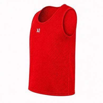 Манішка спортивна X2, червоного кольору (розмір junior) X2000RED-J