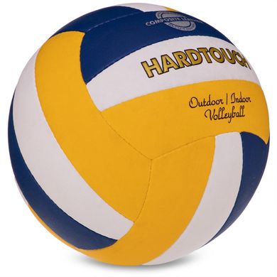 Мяч волейбольный HARD TOUCH VB-3133, желто-синий(PU, №5, 5 сл., ручная сшивка) VB-3133