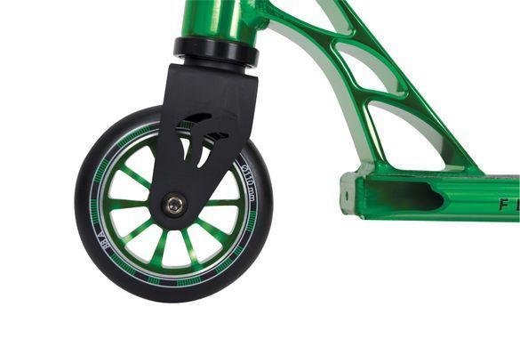 Самокат трюковий Schildkr&ouml;t Flipwhip Hydro Green (2021v) чорно-зелений Уні Max:100 кг 510403