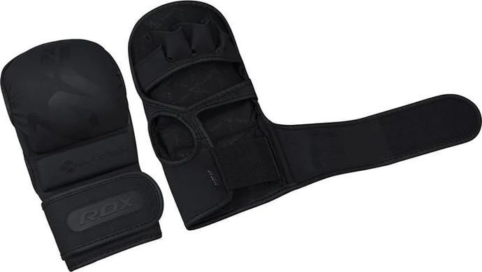 Тренировочные перчатки RDX GRAPPLING GLOVES SHOOTER T-15 черный M (GSR-T15MB) GSR-T15MB