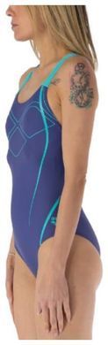 Купальник закритий для жінок Arena GRAPHIC SWIM PRO BACK фіолетовий Жін 40 009024-880