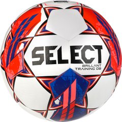 М'яч футбольний Select BRILLANT TRAINING DB v23 білий, червоний Уні 5 00000024172