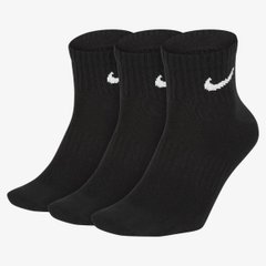 Шкарпетки Nike U NK EVERYDAY LTWT ANKLE 3PR чорний Уні 42-46 00000007750