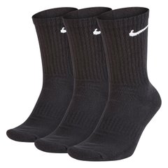 Шкарпетки Nike U NK EVERYDAY CUSH CREW 3PR чорний Уні 34-38 00000013372