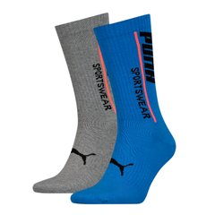 Шкарпетки Puma MEN LOGO CLASSIC SOCK 2P сірий, синій Чол 39-42 00000009480