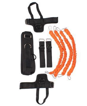 Набор для тренировок TRAINING KIT черный, оранжевый 9 предметов LS3664