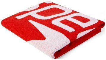 Рушник Speedo LOGO TOWEL AU червоний, білий Уні 75 х 145 см 8-00413517017