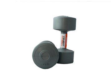 Гантели пластиковые пара LiveUp CEMENT DUMBELL (LS2003-4) LS2003-4