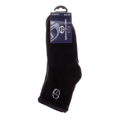 Шкарпетки Sergio Tacchini 3-pack чорний Жін 35-37 00000008243
