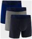 Труси UA Underwear Boxers UA PERFORMANCE COTTON - SOLID 6 3PK синій, сірий, темно-синій Чол LG 1383889-410 фото 1