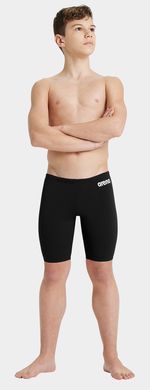 Плавки Arena TEAM SWIM JAMMER SOLID чорний, білий дитячий  00000032108