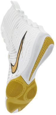 Взуття для боксу Nike Hyperko 3 білий, золотистий 42 (8.5US) 26.5 см HV6696-100