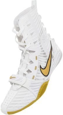 Взуття для боксу Nike Hyperko 3 білий, золотистий 42 (8.5US) 26.5 см HV6696-100
