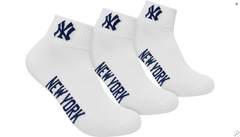 Шкарпетки New York Yankees 3 pk Quarter білий Уні 35-38 00000013095