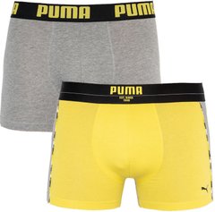 Труси-боксери Puma STATEMENT BOXER 2P жовтий, сірий Чол S 00000009313