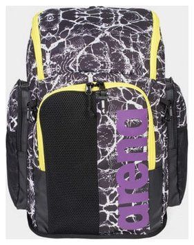 Рюкзак Arena SPIKY III BACKPACK 45 ALLOVER 45L чорний, фіолетовий Уні 54 x 36 x 27 см 00000036360