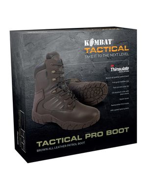 Черевики тактичні Kombat UK Tactical Pro Boots All Leather розмір 44 kb-tpb-brw-44