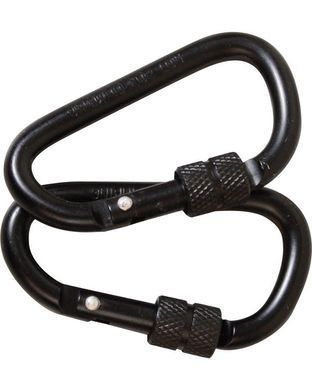 Карабін 1шт KOMBAT UK Carabiner Locking (kb-cpl-6) kb-cpl-6