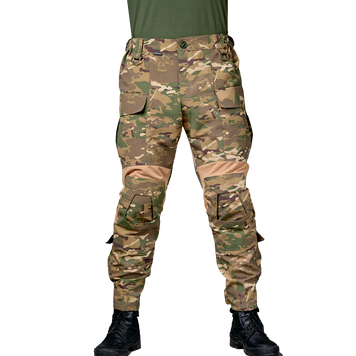 Штани тактичні з еластичними вставками Brotherhood Gorka Gen 3.0 мультикам 48-50/170-176 BH-U-GG3-M-B-48-170