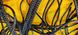 Сетка волейбольная Romi Sport "Тренировочная" (2.7мм.капрон) black/yellow Sia000026 фото 3