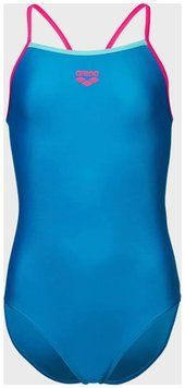 Купальник закритий для дівчат Arena SWIMSUIT LIGHT DROP SOLID синій Діт 116 см 005919-860