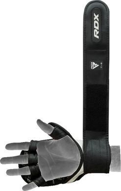 Тренувальні рукавиці RDX GRAPPLING GLOVES REX T6 PLUS чорний, червоний, білий XL (GGR-T6R) GGR-T6R