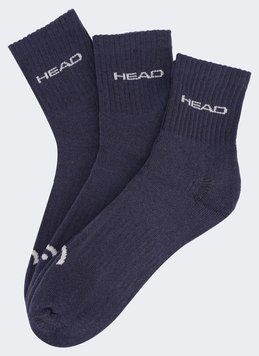 Шкарпетки Head ELEMENTS ALL SPORTS SHORT CREW 3P темно-синій Чол 701229009-003