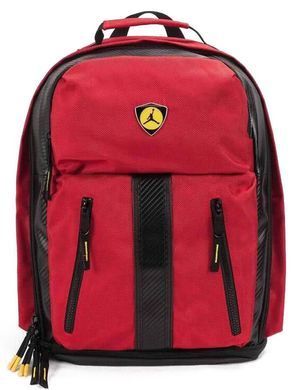 Рюкзак Nike JDN MOTO BACKPACK червоний, чорний Діт 48х33х23см 9A0618-U10