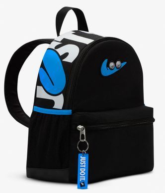 Рюкзак Nike Y NK BRSLA JDI MNI BPK-SWOOSHY 11L черный дет 33x25x13 см FZ7259-010